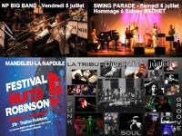 JAZZ à Mandelieu-La Napoule / Hommage à James Brown & Aretha Franklin **Festival LES NUITS DE ROBINSON**. Du 5 mai au 7 juillet 2013 à Mandelieu-La Napoule. Alpes-Maritimes.  21H00